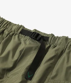 Belted C.S. Pant - Olive - Poly Taffeta
