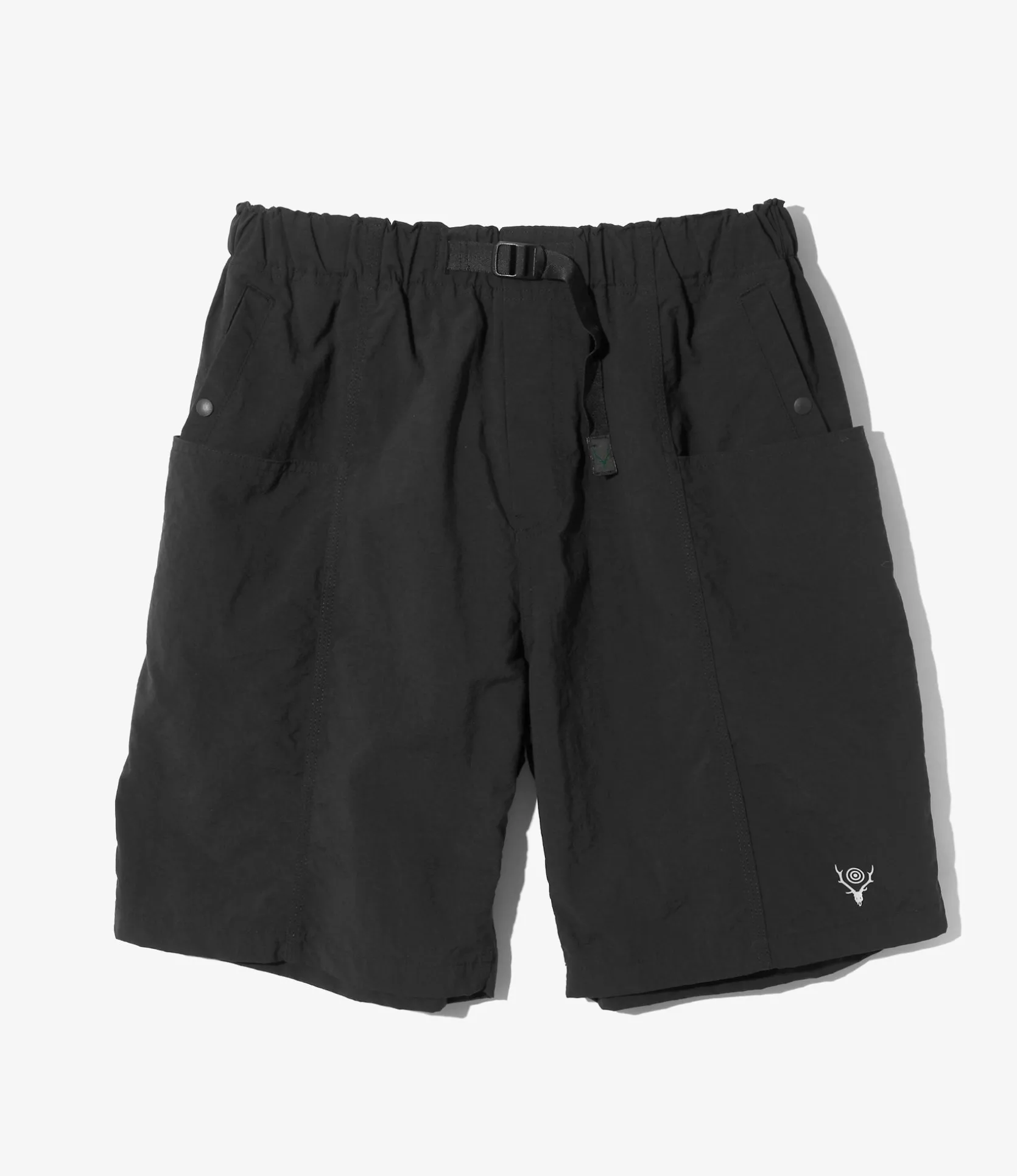 Belted C.S. Short - Black - Nylon Oxford