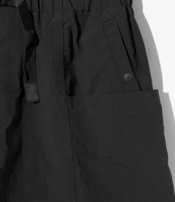 Belted C.S. Short - Black - Nylon Oxford