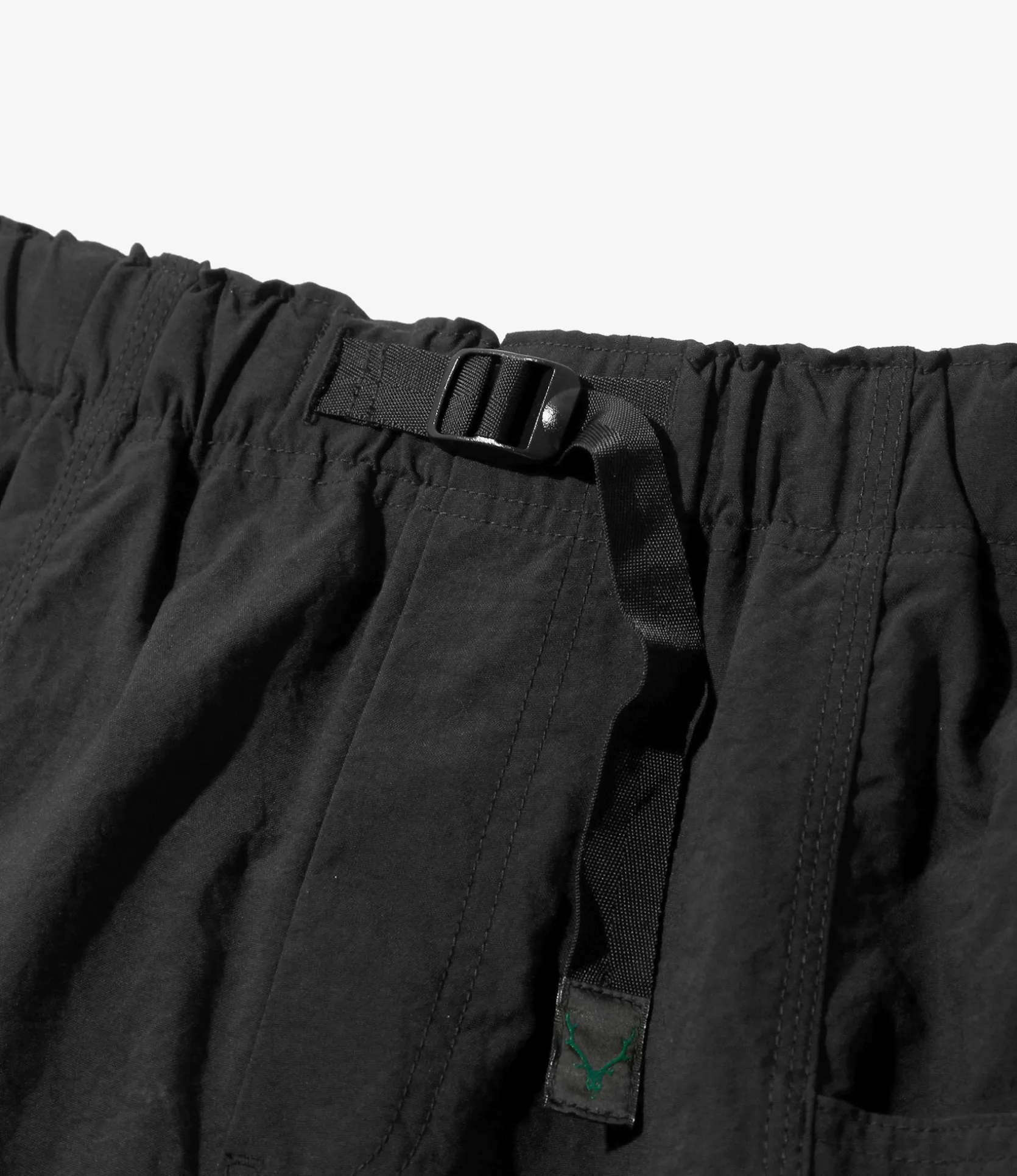 Belted C.S. Short - Black - Nylon Oxford