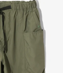 Belted C.S. Short - Olive - Poly Taffeta