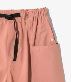Belted C.S. Short - Pink - Poly Taffeta