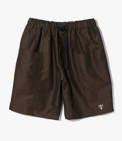 Belted C.S. Short- Brown - C/PE Twill