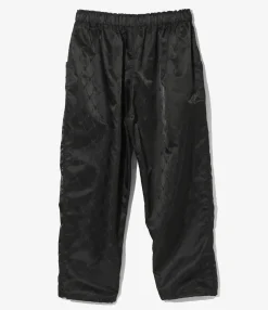 Belted C.S.Pant - Black - Jacquard Sateen / Skull&Target