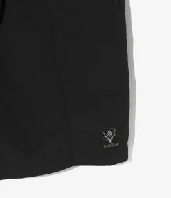 Belted C.S.Short - Black - Nylon Taffeta