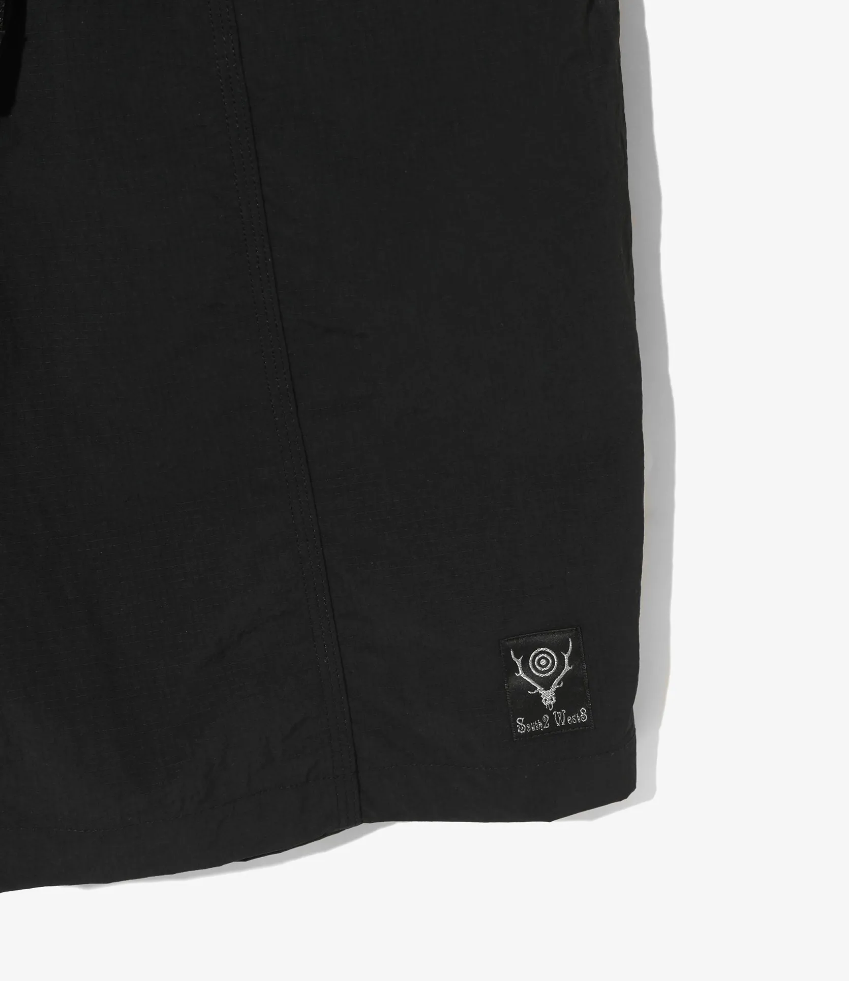 Belted C.S.Short - Black - Nylon Taffeta