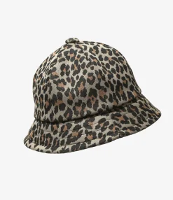 Bermuda Hat - Leopard - Poly Jacquard