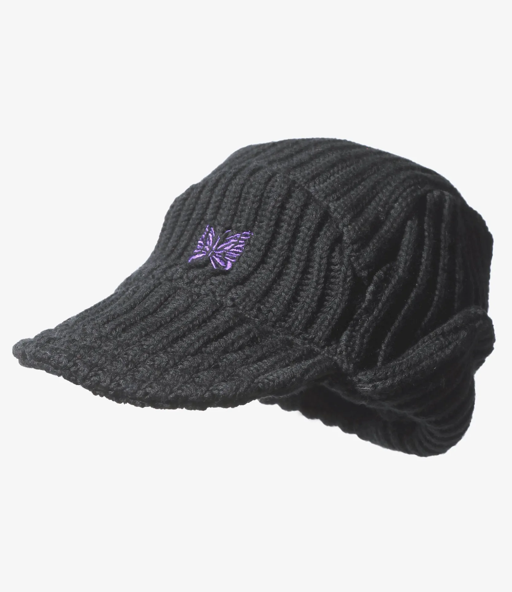 Bird Shooting Cap - Black - Merino Wool