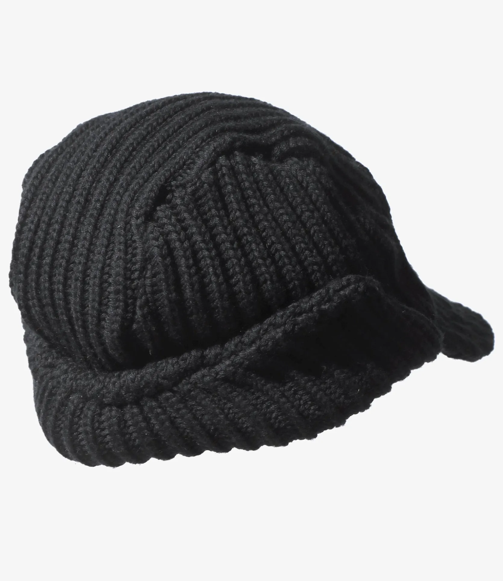Bird Shooting Cap - Black - Merino Wool
