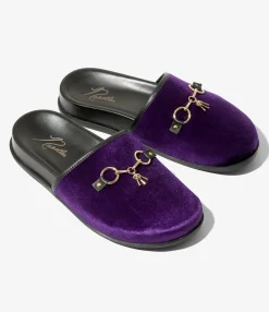 Bit Tassel Velvet Slip-In - Purple