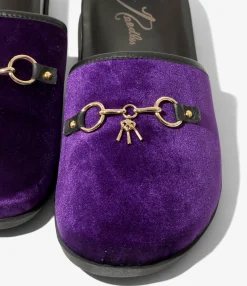 Bit Tassel Velvet Slip-In - Purple