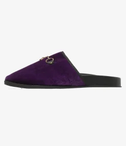Bit Tassel Velvet Slip-In - Purple