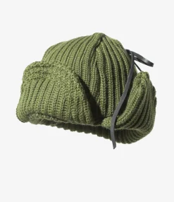 Bomber Cap - Olive - W/A Knit