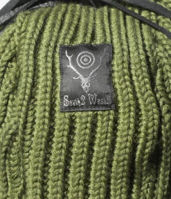 Bomber Cap - Olive - W/A Knit