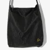 Book Bag - Black - Python Jacquard Sateen