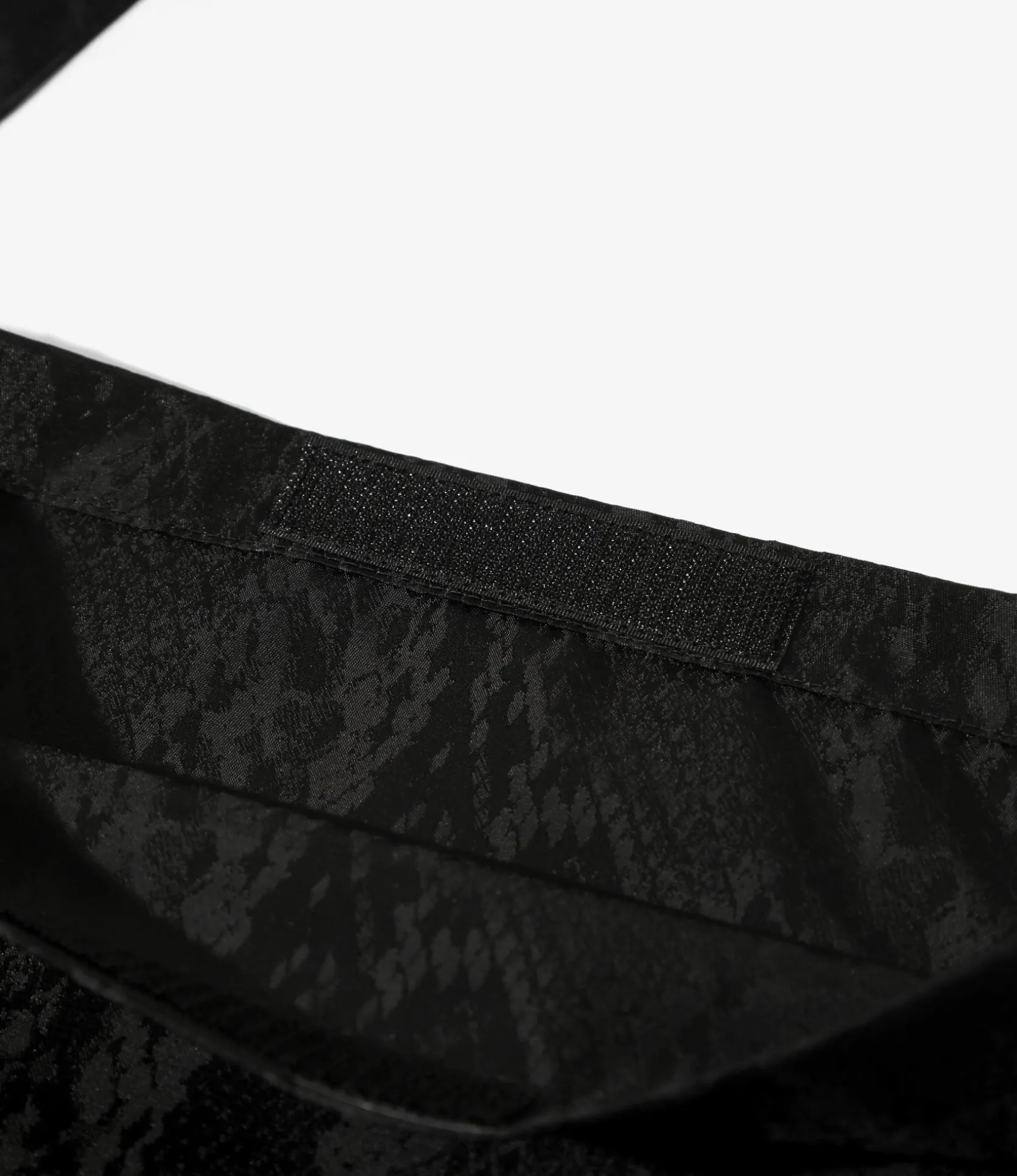 Book Bag - Black - Python Jacquard Sateen