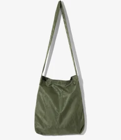 Book Bag - Olive - Python Jacquard Sateen