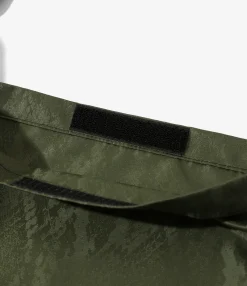 Book Bag - Olive - Python Jacquard Sateen