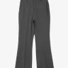 Boot Cut Trouser - Grey - Poly Twill