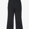 Boot Cut Trouser - Navy - Poly Twill