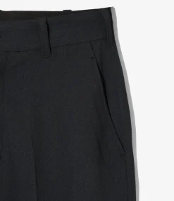 Boot Cut Trouser - Navy - Poly Twill