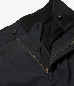 Boot Cut Trouser - Navy - Poly Twill