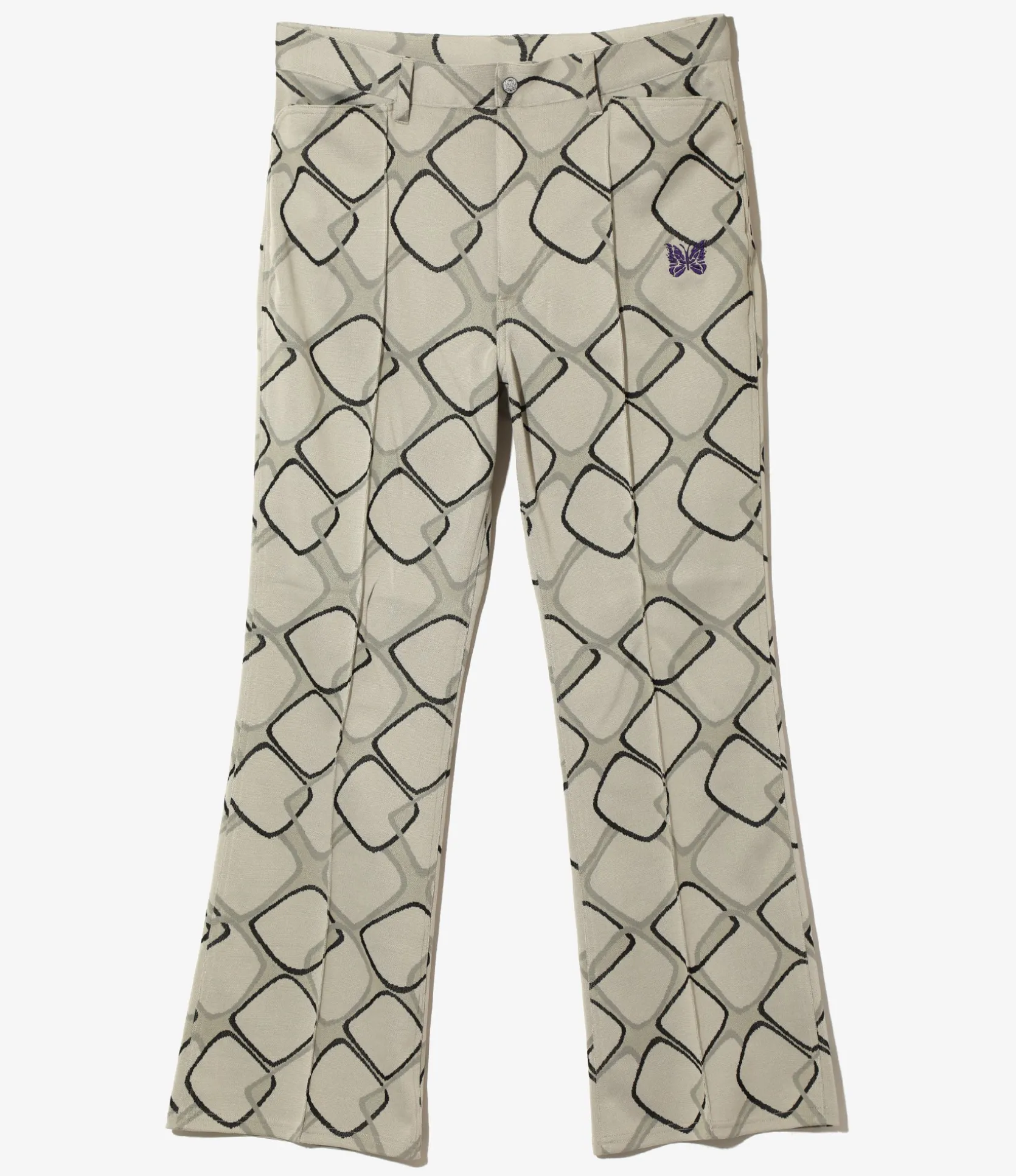 Boot-Cut Jean - Abstract - Poly Jacquard