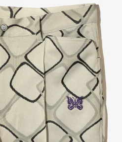 Boot-Cut Jean - Abstract - Poly Jacquard