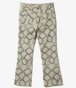 Boot-Cut Jean - Abstract - Poly Jacquard