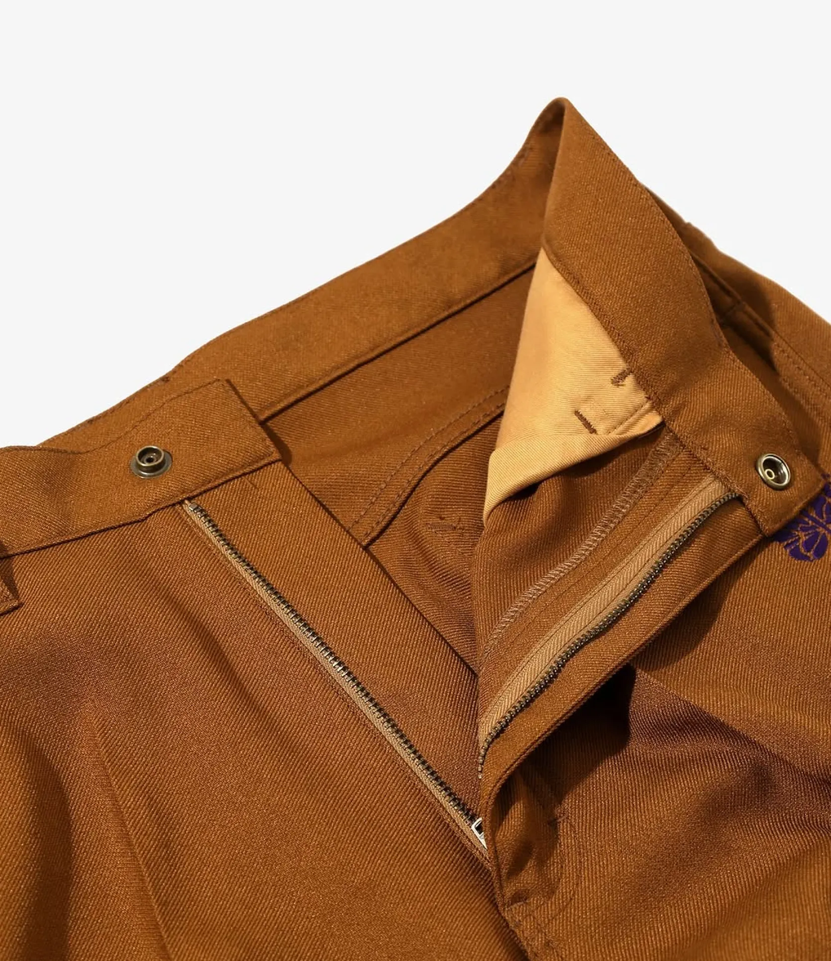 Boot-Cut Jean - Brown - Poly Twill