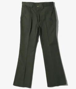 Boot-Cut Jean - Green - Poly Twill