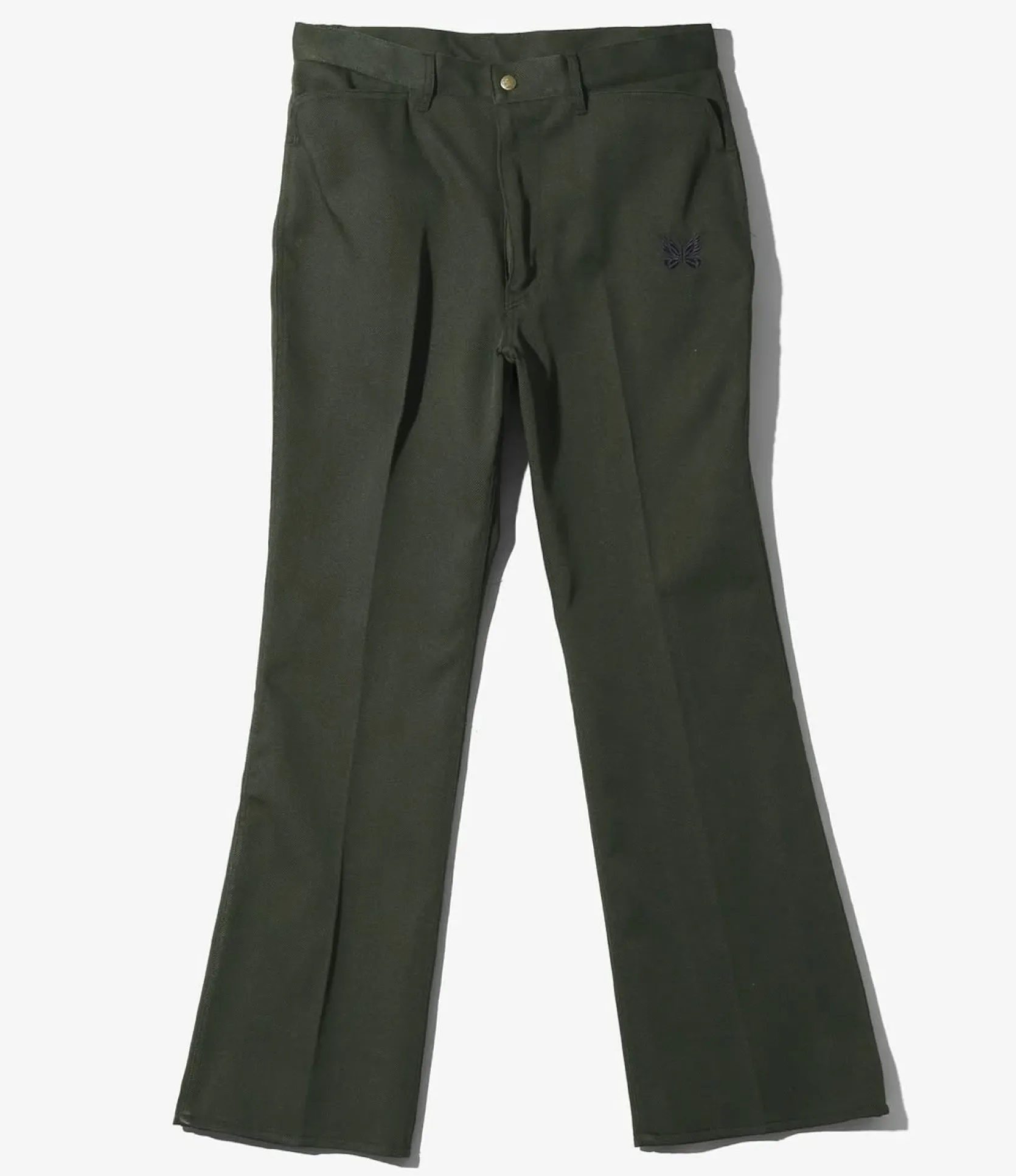 Boot-Cut Jean - Green - Poly Twill