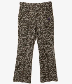 Boot-Cut Jean - Leopard - Poly Jacquard