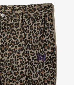 Boot-Cut Jean - Leopard - Poly Jacquard
