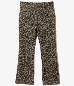 Boot-Cut Jean - Leopard - Poly Jacquard
