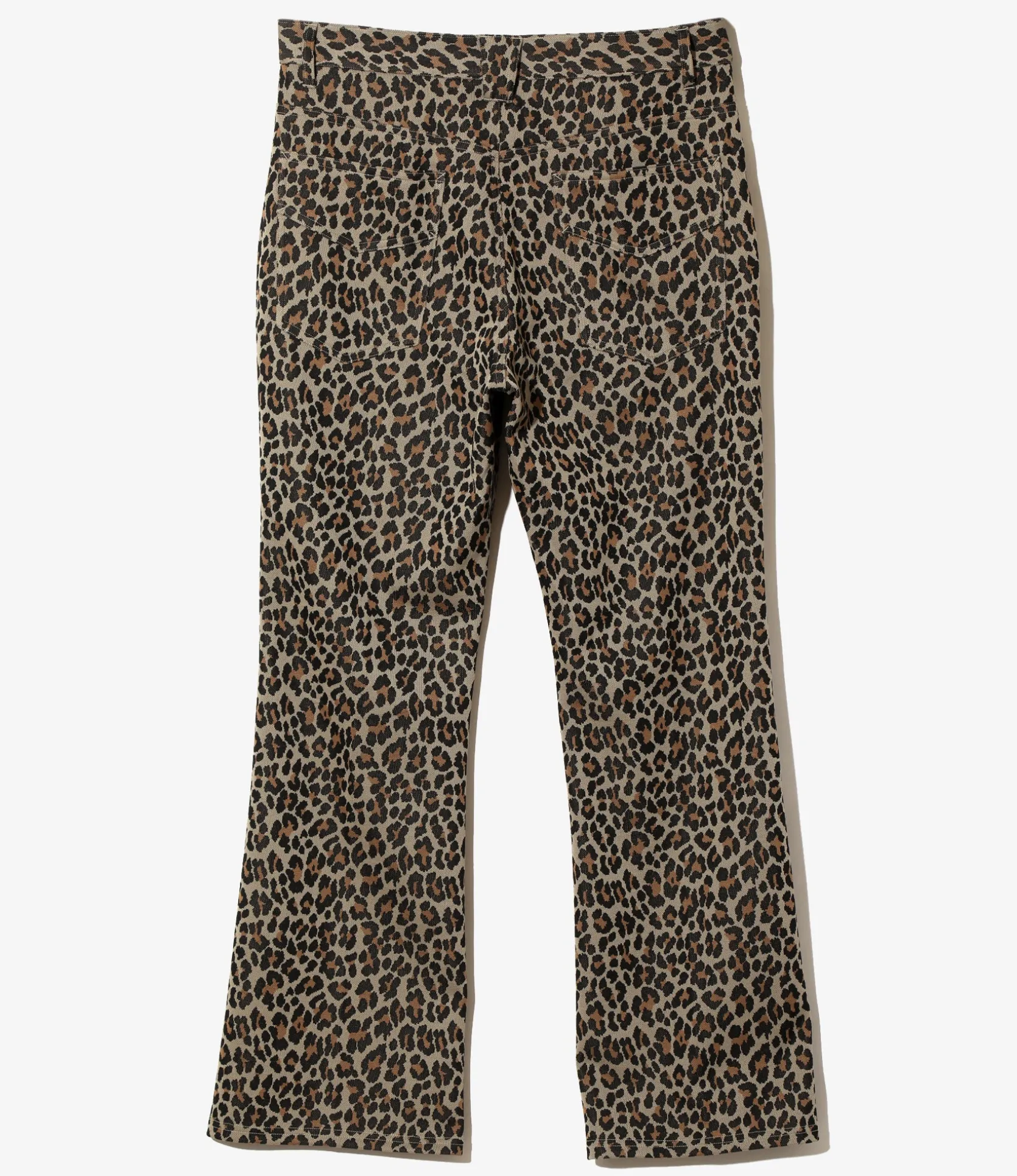 Boot-Cut Jean - Leopard - Poly Jacquard