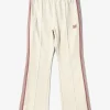Boot-Cut Track Pant - Ivory - Poly Smooth