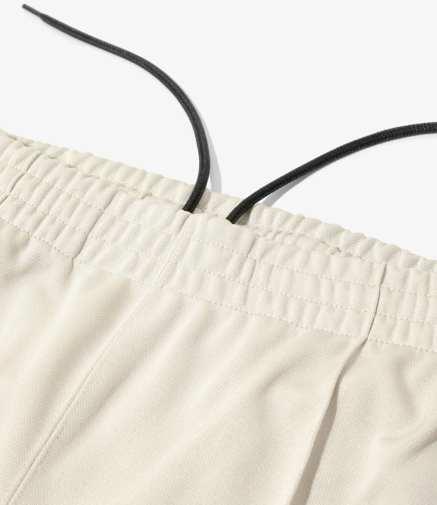 Boot-Cut Track Pant - Ivory - Poly Smooth