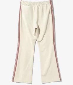 Boot-Cut Track Pant - Ivory - Poly Smooth