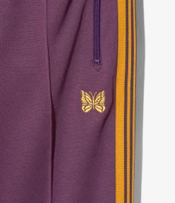 Boot-Cut Track Pant - Purple - Poly Smooth