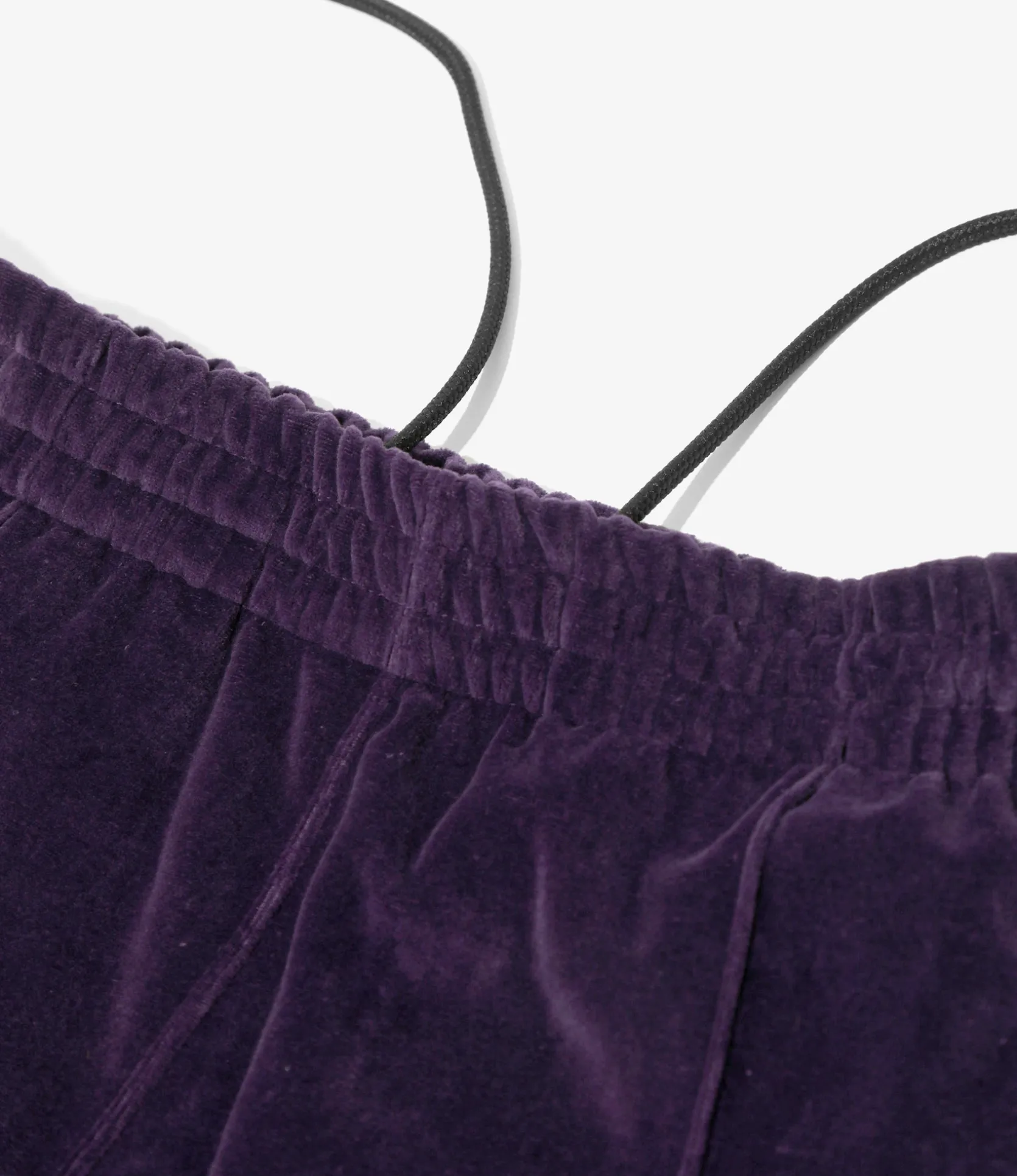 Boot-Cut Track Pant - Purple - C/PE Velour