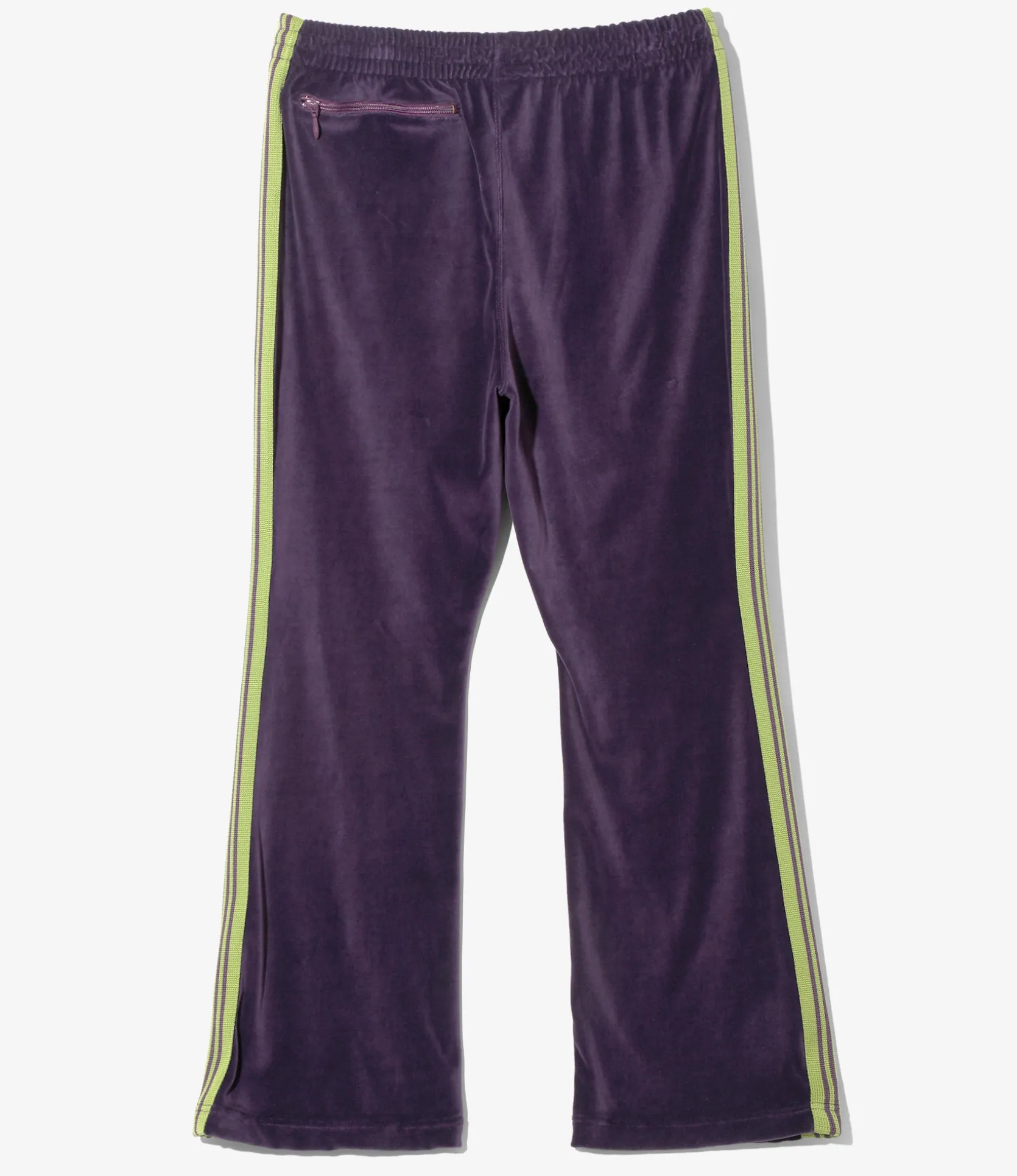 Boot-Cut Track Pant - Purple - C/PE Velour