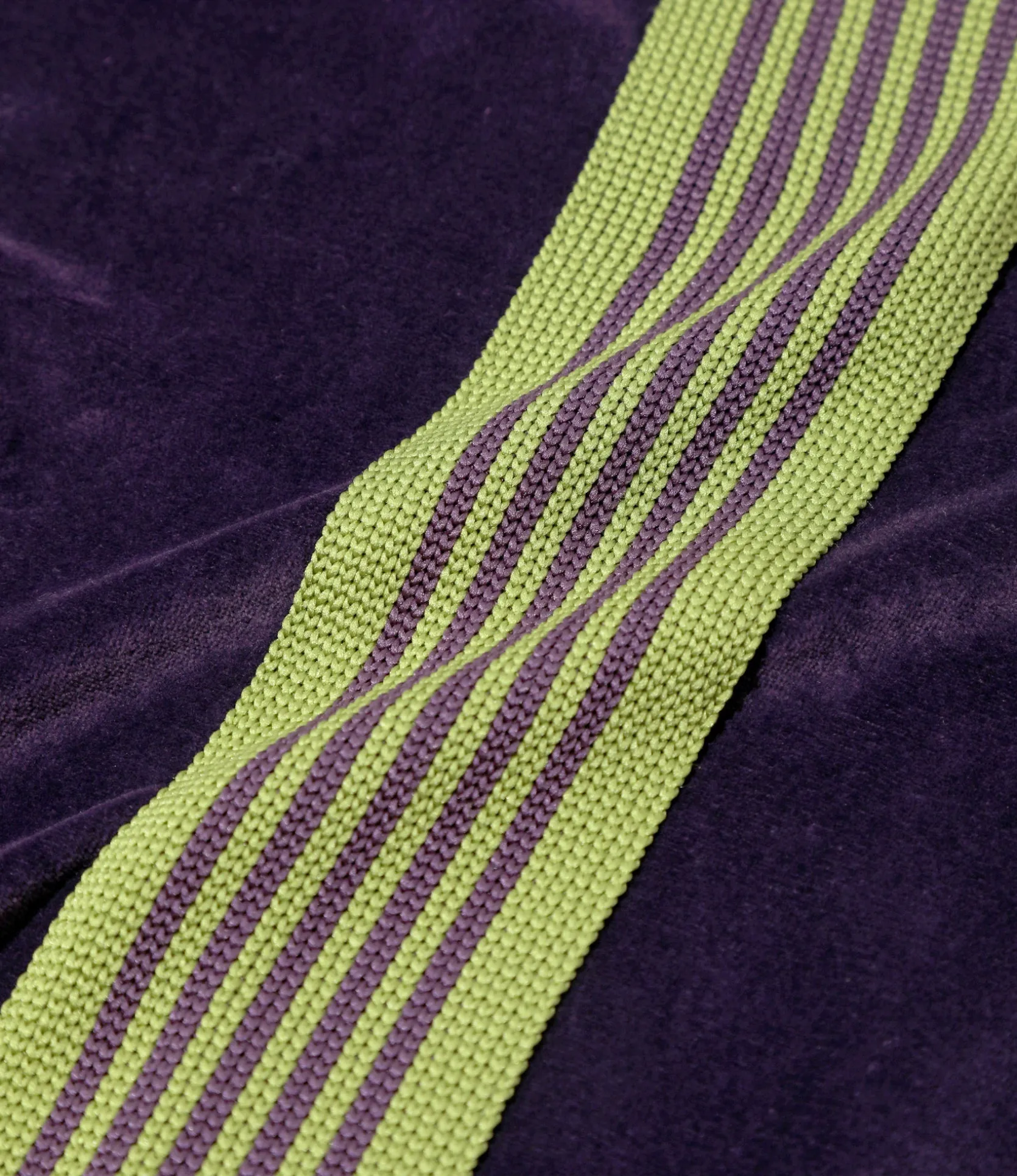 Boot-Cut Track Pant - Purple - C/PE Velour