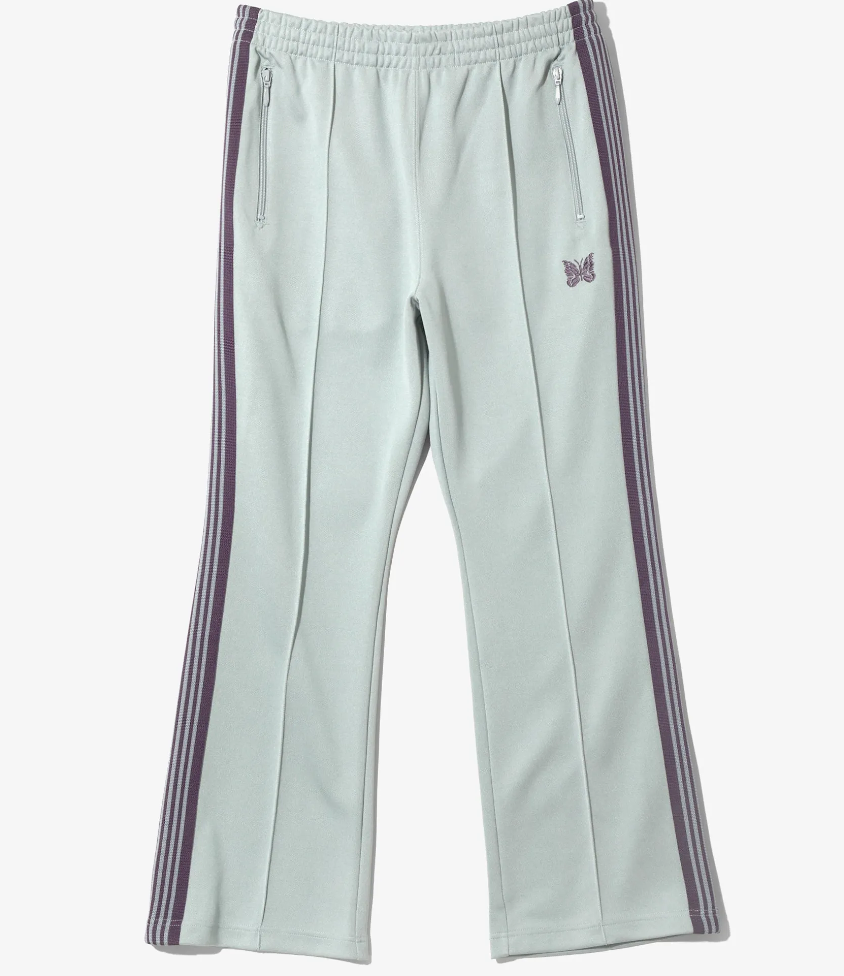 Boot-Cut Track Pant - Sax - Poly Smooth