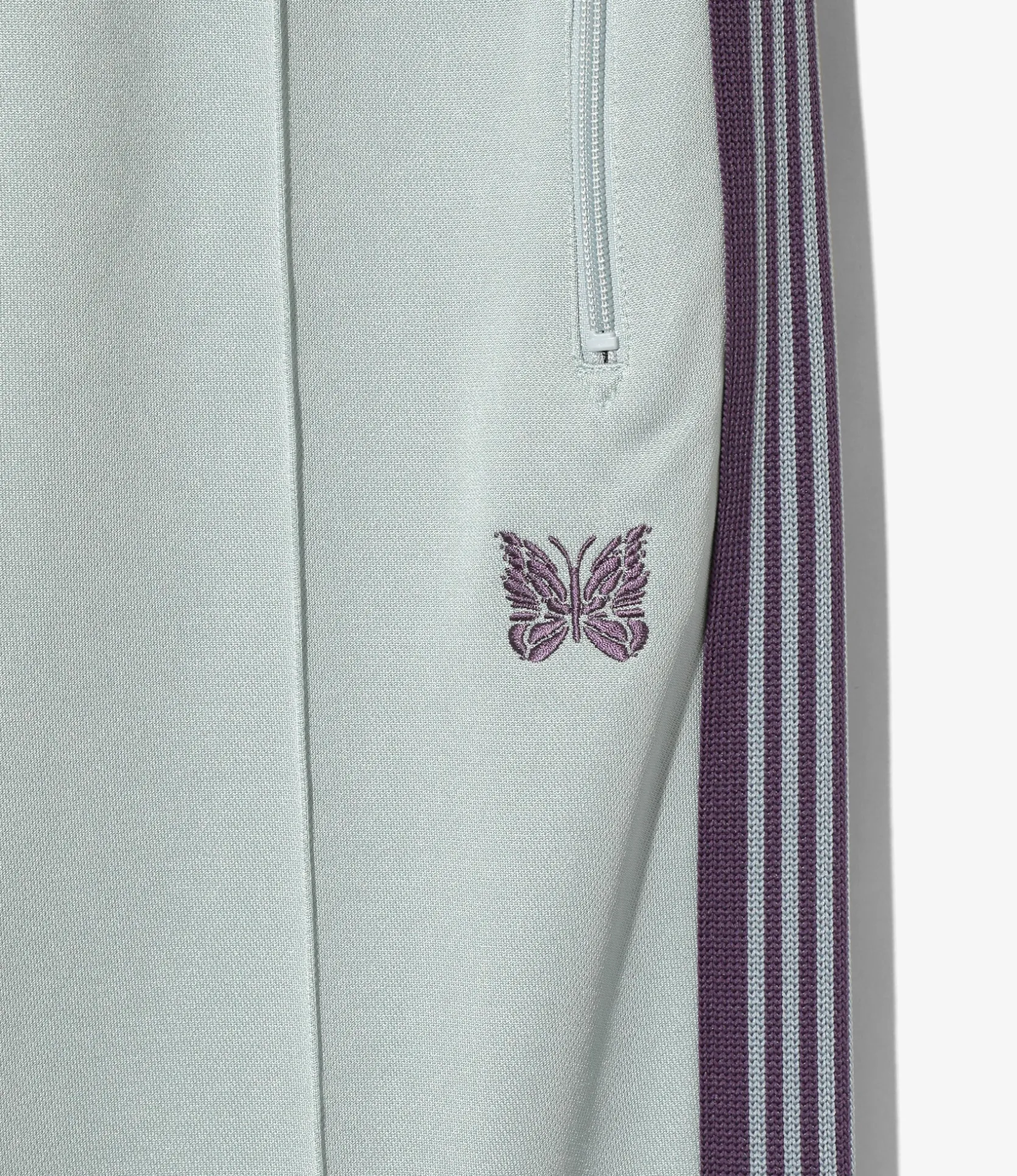Boot-Cut Track Pant - Sax - Poly Smooth
