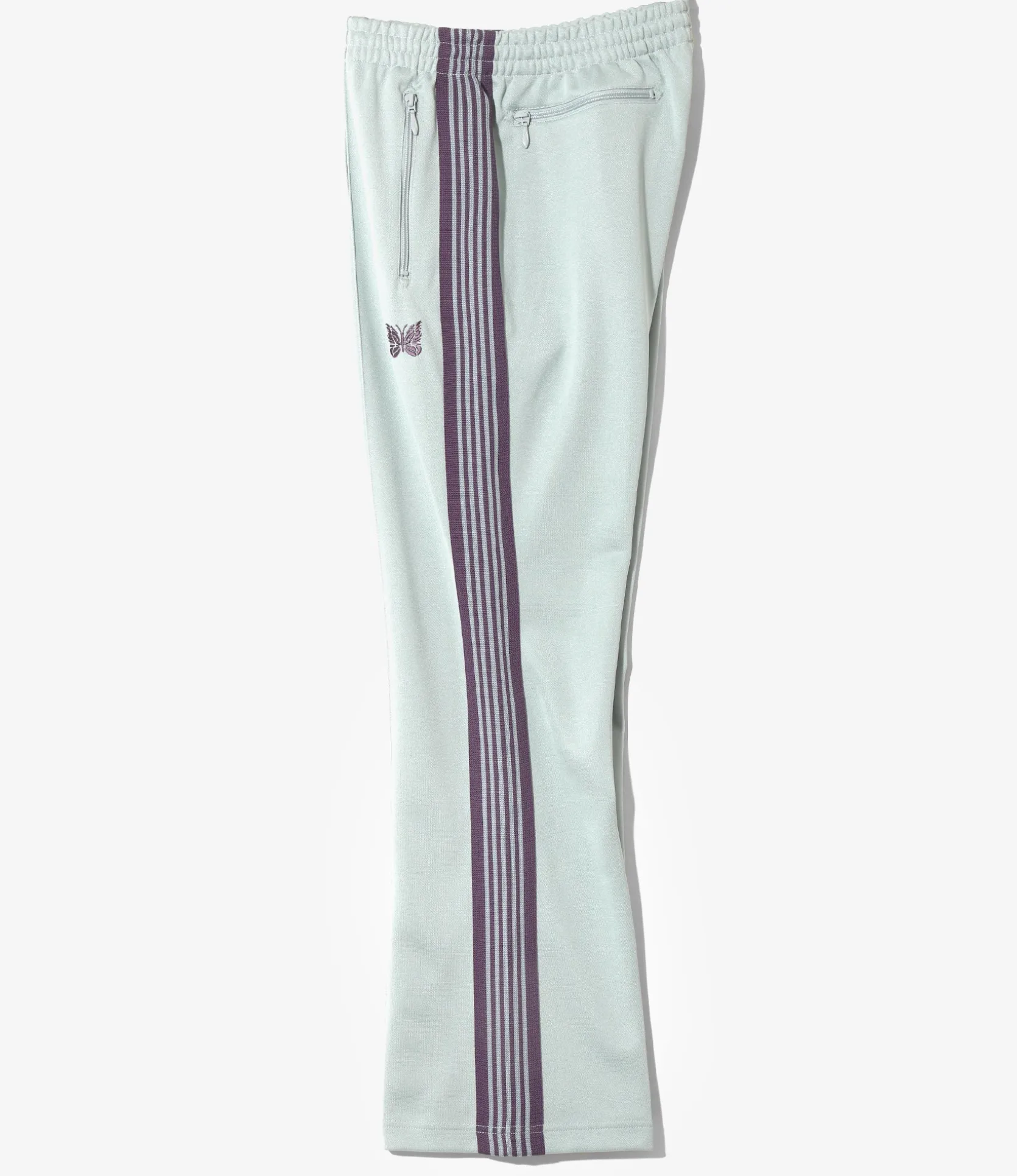 Boot-Cut Track Pant - Sax - Poly Smooth