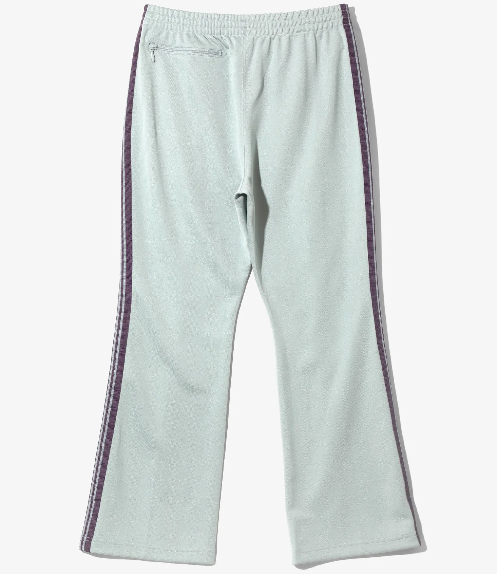 Boot-Cut Track Pant - Sax - Poly Smooth