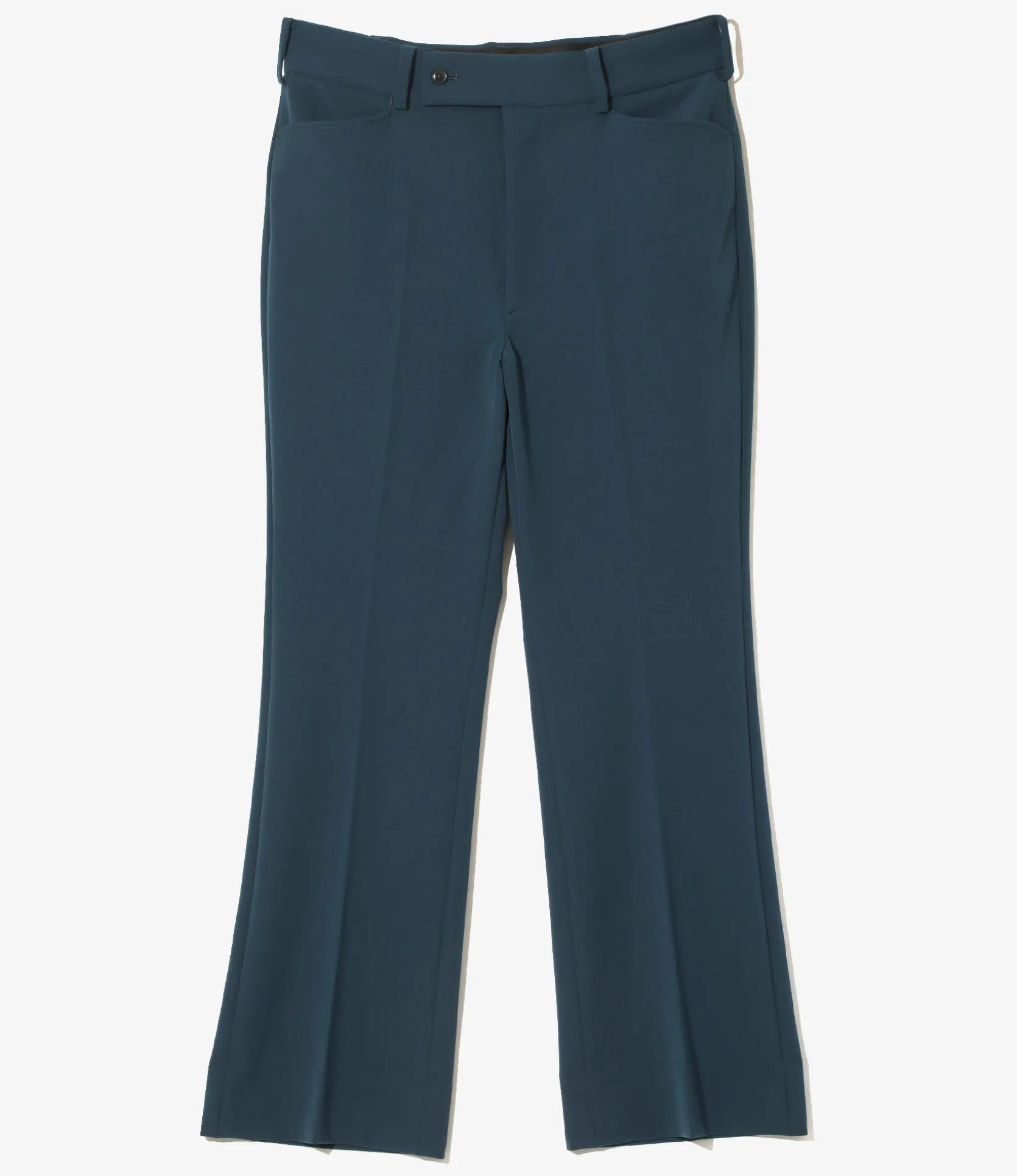 Boot-Cut Trouser - Navy - Poly Light Double Cloth