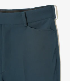 Boot-Cut Trouser - Navy - Poly Light Double Cloth