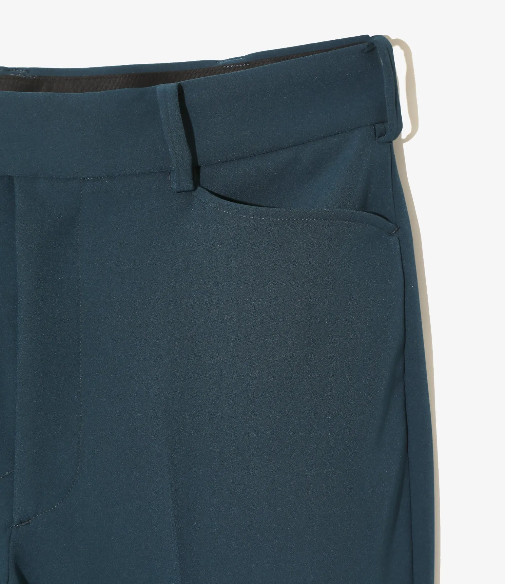 Boot-Cut Trouser - Navy - Poly Light Double Cloth